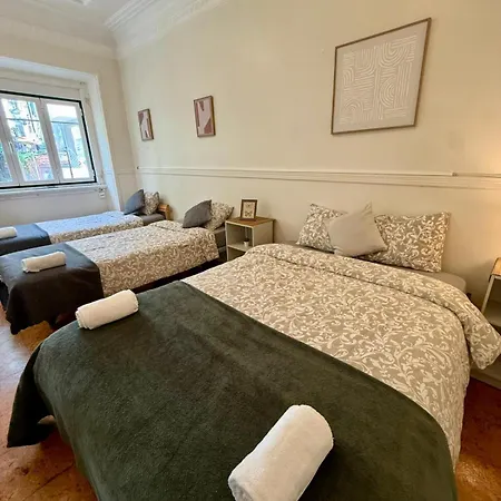Apartmán Charming 3 Bedrooms Apartment, Cool Neighbourhood Lisboa